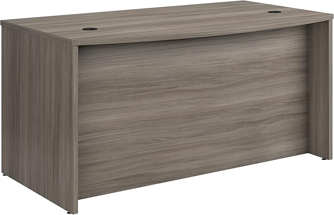 OfficeWorks by Sauder Affirm 60'' Bow Front Desk Shell L: 34.25'' x W: 59.06'' x H: 29.29'' Hudson Elm