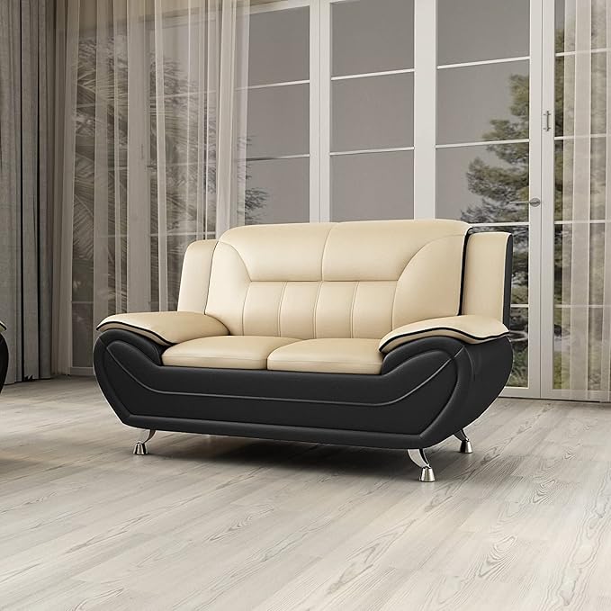 Michael Loveseat Camel/Black
