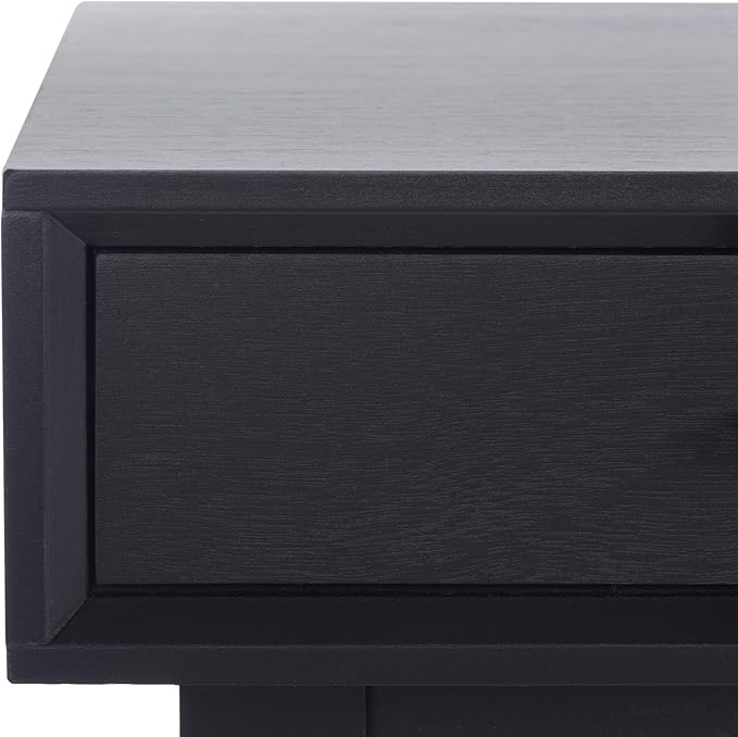 SAFAVIEH Home Collection Hawthorn Black 3-Drawer Desk