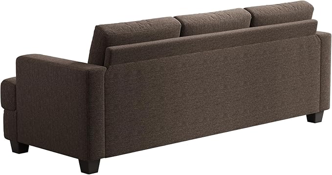 Fadware Sofa Couch 3 Seater Sofa with Suppleness Armrests Fabric Deep Seat Sofa with Upholstered Cushion&amp Backrests Modern Comfy Couch for Living Room Apartment