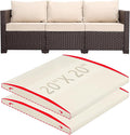 HAVARGO Couch Cushion Support for Outdoor Sagging Seat 20x20x2 Inches Couch Supports for Sagging Cushions Quick-Drying and High Density Foam Sofa Cushion Support with Anti Slip Mesh Fabric Set of 2
