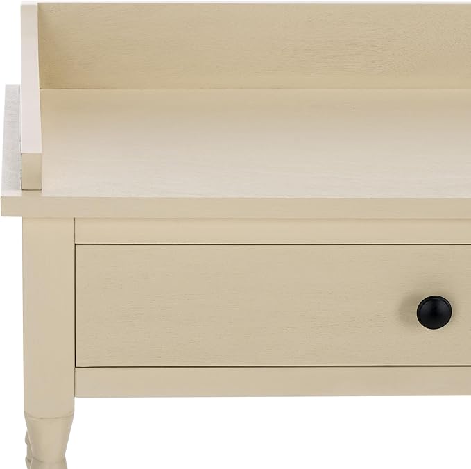 SAFAVIEH Home Collection Astaroth Sand 2-Drawer Computer Table Office Writing Desk