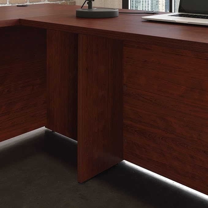 Sauder Affirm 48x24 Desk Shell/Credenza/Return Classic Cherry Finish