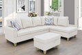 Bendigo Right Facing Sectional Sofa with Ottoman