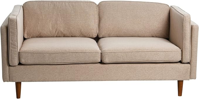 Creative Co-Op Atley High Sided Sofas Wheat