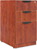 Alera Alera Valencia Series Full Pedestal File Left/Right 3-Drawers: Box/Box/File Legal/Letter Espresso 15.63 X 20.5 X 28.5