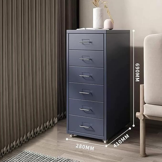 File Cabinet Multi-Layer Tin Cabinet A4 Folder Small Cabinet Classification File Cabinet Filing Cabinet Office Drawer Cabinet (Color : Grey)