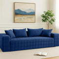 Chenille Sofa 3 Seater 91.73 Inch Modern Comfy Indoor Sofa Soft Chenille Upholstered Sofa for Living Room Home Decor