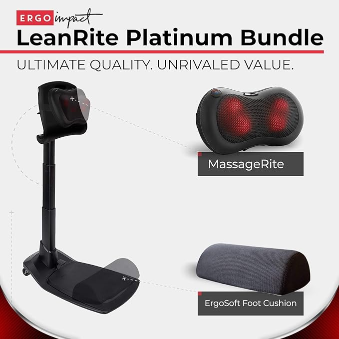 Standing Desk Chair – Ergonomic Stool for Active Sitting &amp Posture Support | Adjustable Height Sit Stand Chair for Home Office Elite Upgraded Version with 3 Bonus Accessories