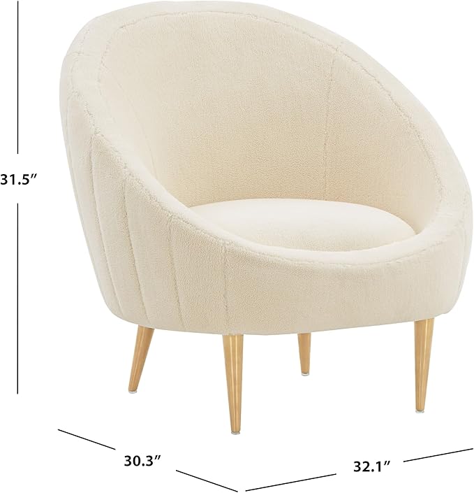 SAFAVIEH Couture Razia Channel Tufted Tub Chair