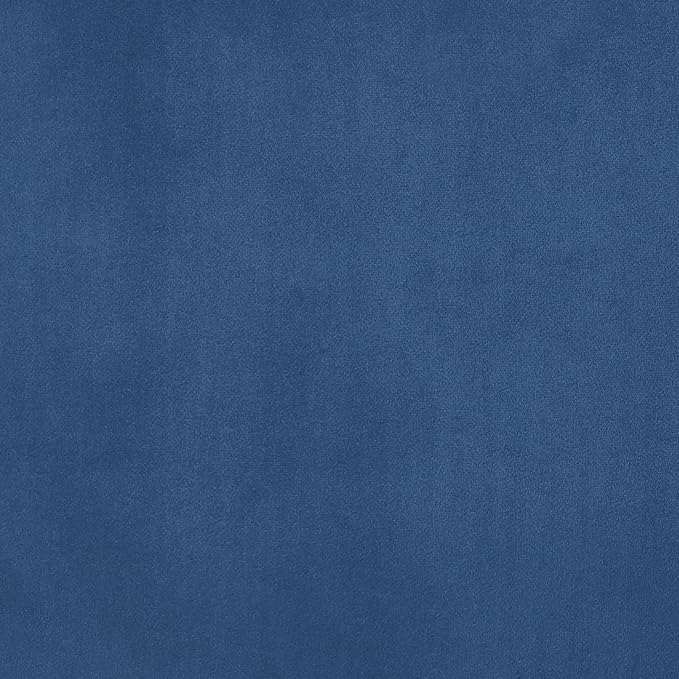 Ivey Barrel Chair Button Tufted Plush Back Cushion Luxury Black Wooden Legs Modern Living Room Upholstery Accent Furniture Blue Velvet