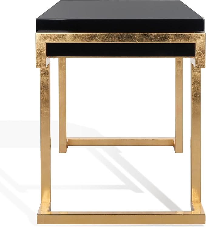 Safavieh Couture Collection Maia Black 2-Drawer Lacquer Desk
