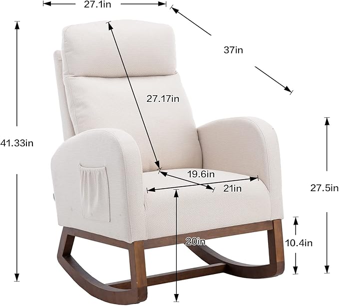 Living Room Comfortable Rocking Chair Living Room Chair