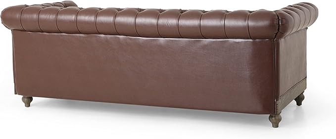 Christopher Knight Home Castalia Sofas Dark Brown + Natural