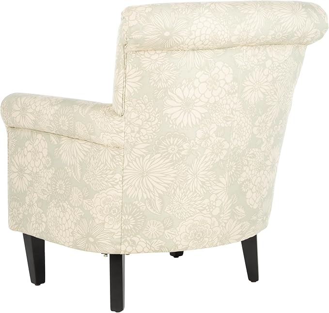 Safavieh Mercer Collection Margaret Ivory and Sage Floral Club Chair