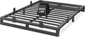 Full Size Bed Frame 6 Inch Metal Platform Bed Frames with Squeak Free U-Slot Design 6 Non-Slip Guards 3500lbs Heavy Duty Steel Slat Support No Box Spring Needed Under Bed Storage Black