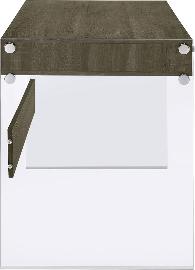 Coaster Home Furnishings Dobrev 48-inch 2-Drawer Writing Desk Weathered Grey 800818