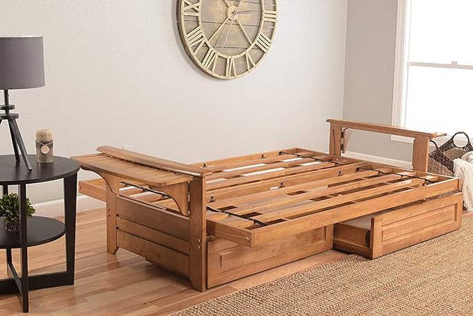 Kodiak Furniture Phoenix Futon Suede Navy
