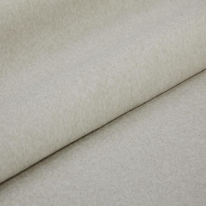 3 in 1 Upholstered Accent Chair Chenille Convertible Sofa Bed with Backrest Solid Wood Legs Convertible Couch Space Saving for Bedroom/Living Room/Home Office Easy Setup - Beige White
