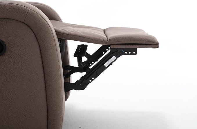 Modern Faux Leather Manual Recliner Chair for Living Room Study or Bedroom - Compact &amp Comfortable