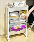 Rolling Filing Cabinet Under The Desk File Storage Shelf Floor Storage Cabinet Trolley Office Storage Simple Bookcase Mobile File Cabinets
