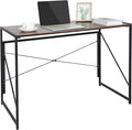 Folding Computer Desk 39 Writing Computer Desk Space Saving Sturdy Modern Simple Work Home Office Gaming Table Portable PC Corner Laptop Table