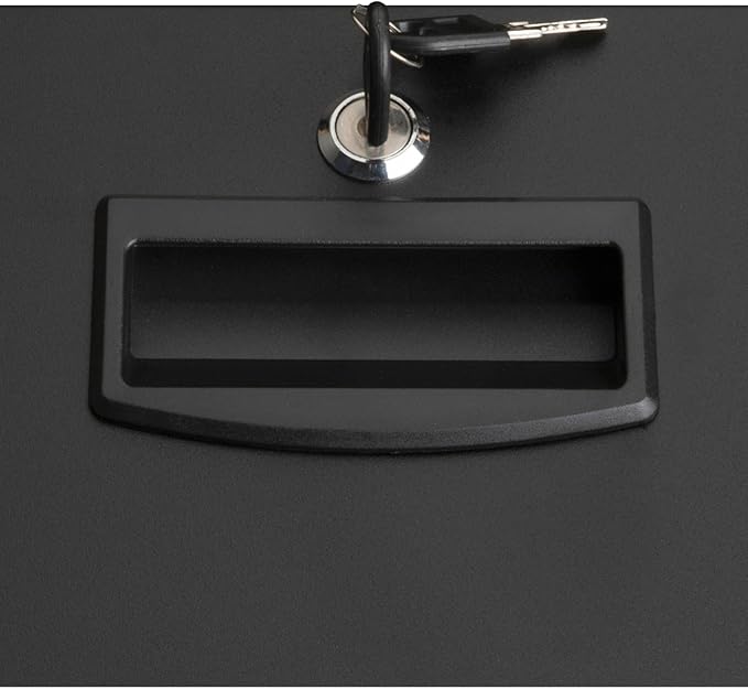 Lorell Standard Lock Mobile File Black 28.35 x 16.54 x 6.50