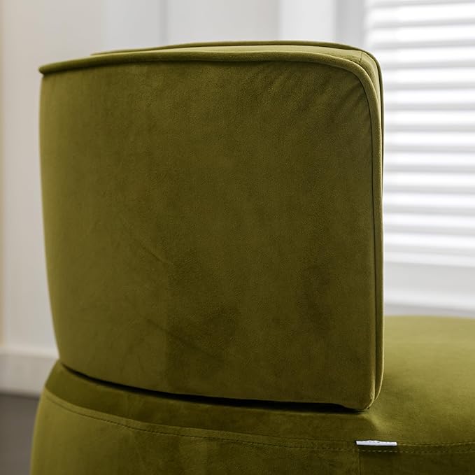 360° Swivel Cuddle Barrel Accent Chairs Wide Upholstered Round Armchairs in Fluffy Velvet for Living Room Bedroom Office Waiting Rooms