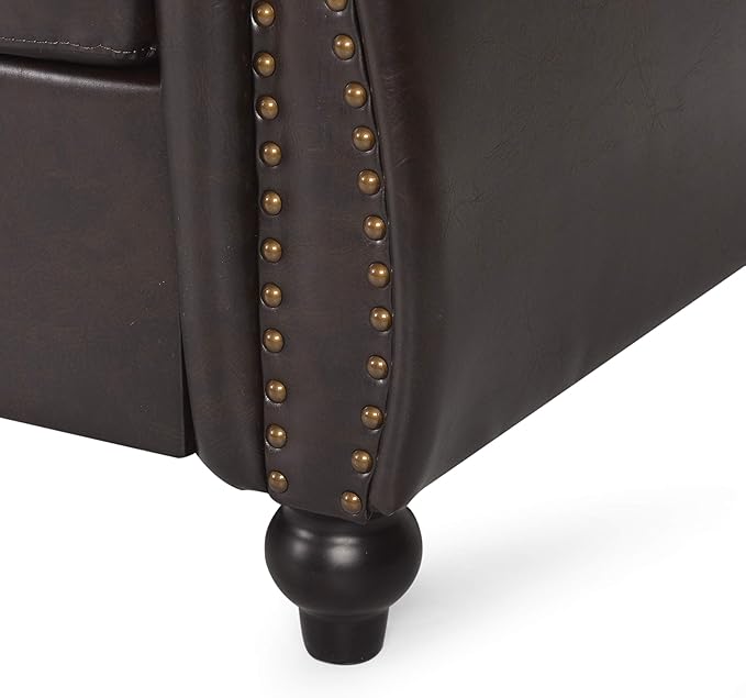 Christopher Knight Home Norma Sofas Brown Dark Brown