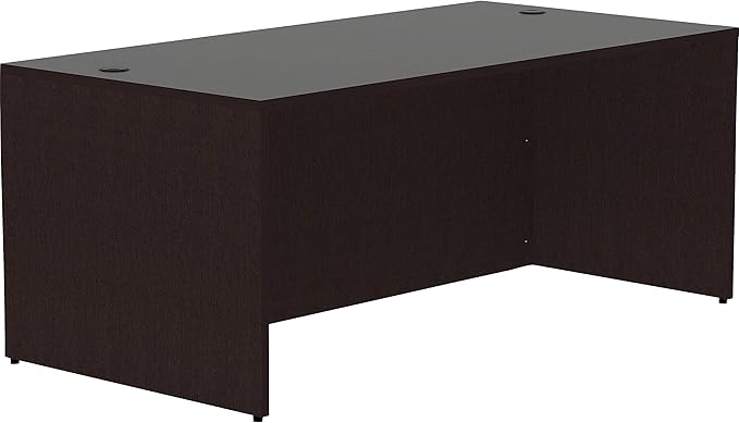 Lorell LLR18209 Espresso Laminate Desk 1 Each