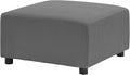 28.3 Square Ottoman for Modular Sectional Sofa Stool Footrest Seat Cube Replacement for Convertible Sectional Sofa Couch (Grey Ottoman)