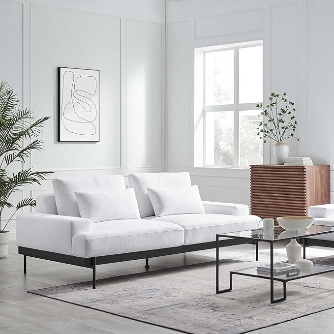 Modway EEI-6214-WHI Proximity Upholstered Fabric Sofa White