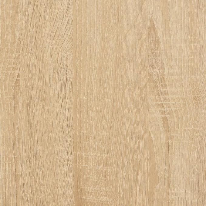 vidaXL Desk Standing Computer Desk Home Office Desk Workstation Table for Living Room Modern Style Sonoma Oak Engineered Wood