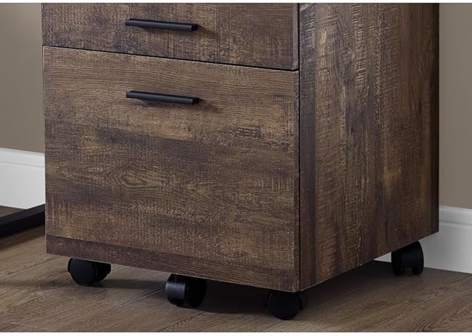 Rolling File Cabinet with 3 Drawers for Office Storage Mobile Printer Stand with Smooth Glides and Locking Casters