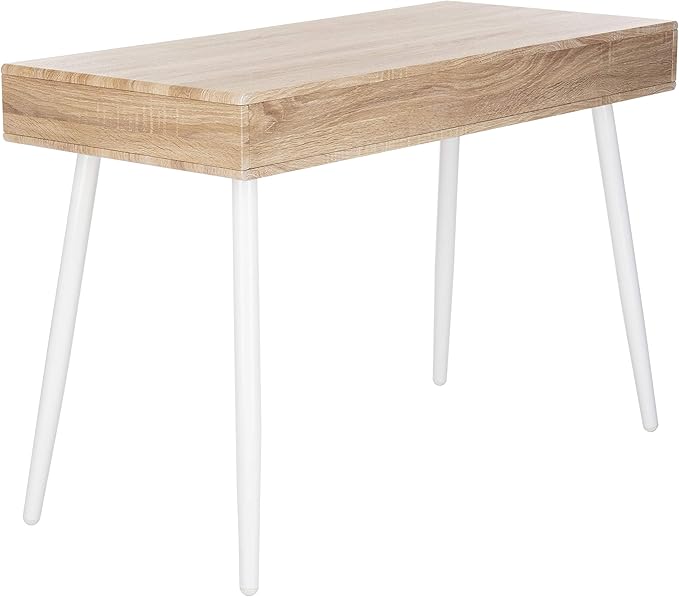 Safavieh Home Office Jorja Modern Natural and White 1-drawer Desk