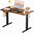 Simple Deluxe Electric Standing Desk Standing Desks Adjustable Height 24x40 Inches Sit Stand up Desk Ergonomic Rising Computer Table with Memory Preset Rustic Brown