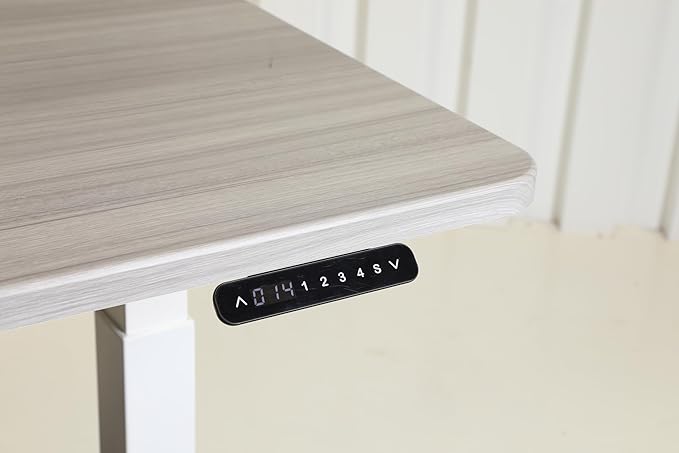 ApexDesk K Series Desk Base 3 Stage with Dual Motor Electric Adjustable Standing Desk Base Electric for Home and Office Width and Height Adjustable (White Frame only)