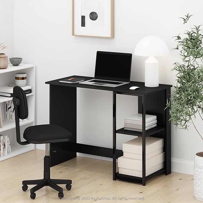 Furinno Camnus Modern Living Computer Desk 40 Inch Americano/Black