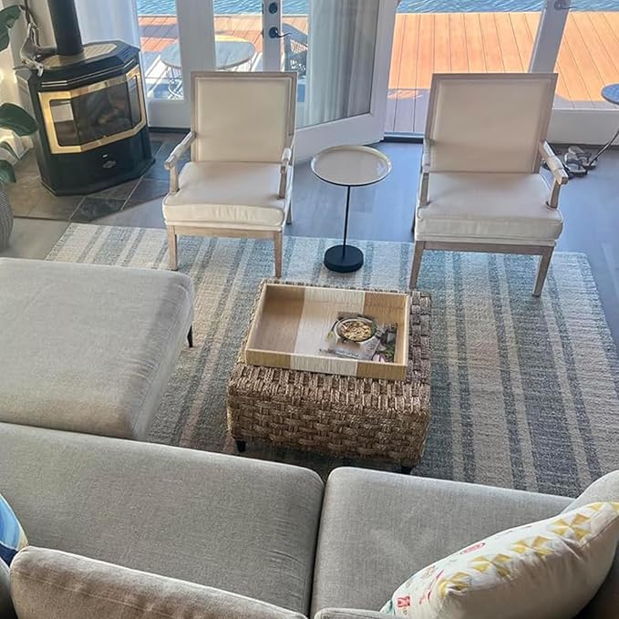 Modern Farmhouse Accent Chairs Set of 2 Wide Upholstered Living Room Chairs with Armrest Pads Coastal French Country Wooden Armchairs for Bedroom Guest Room Beige Linen Fabric