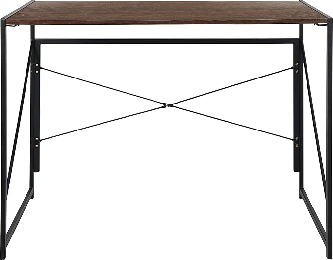 Folding Computer Desk 39 Writing Computer Desk Space Saving Sturdy Modern Simple Work Home Office Gaming Table Portable PC Corner Laptop Table