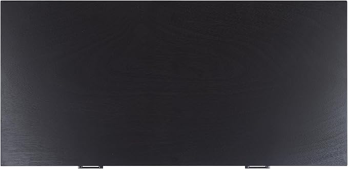 SAFAVIEH Home Collection O'Dwyer Mid-Century Retro Black 2-Drawer Desk