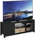 Furinno Classic Stand with Storage for TV up to 65 Inch Americano Large