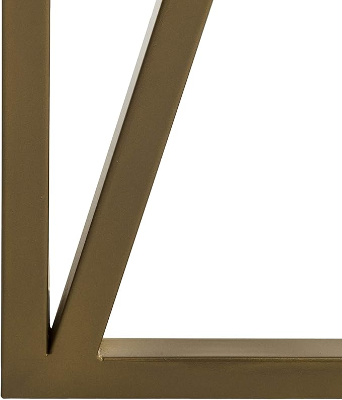 Safavieh Home Office Theresa Modern Gold Glass Top Desk