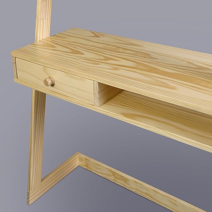 American Trails Freestanding Ladder Desk with Drawer Natural