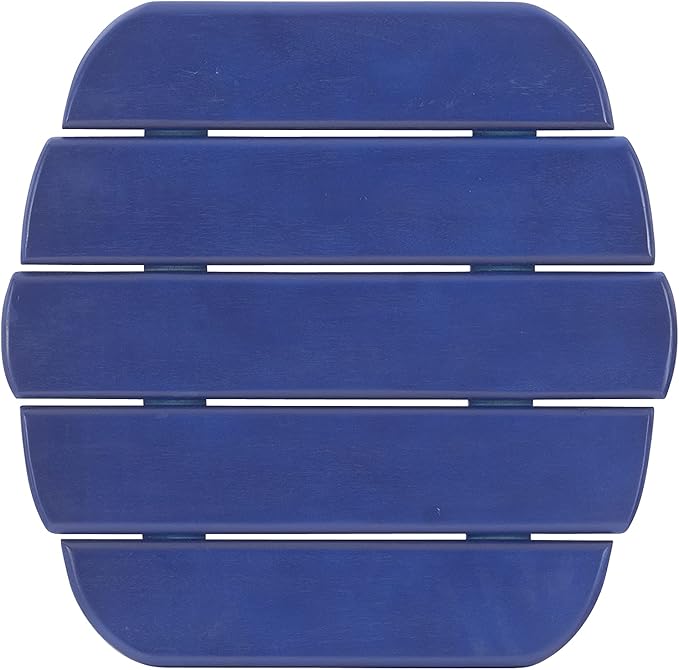 Linon Jayde Blue Adirondack Outdoor Accent Table