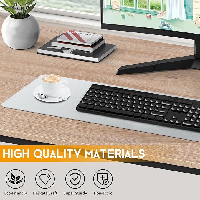 YRLLENSDAN 39 ”Computer Desk Small Space Home Gaming Desk Modern Simple Style Corner Desk Wooden Writing Desks Study Table for Office BedroomNature