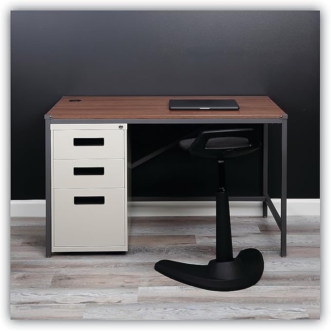 Alera PABBFPY Three-Drawer Metal Pedestal File 14 7/8w x 19-1/8d x 27-3/4h Putty