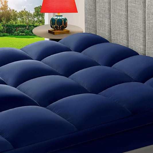 CHOKIT Full Mattress Topper Extra Thick Pillow Top Mattress Pad for Back Pain Relief Cooling Bed Topper Mattress Cover with 8-21 Inch Deep Pocket