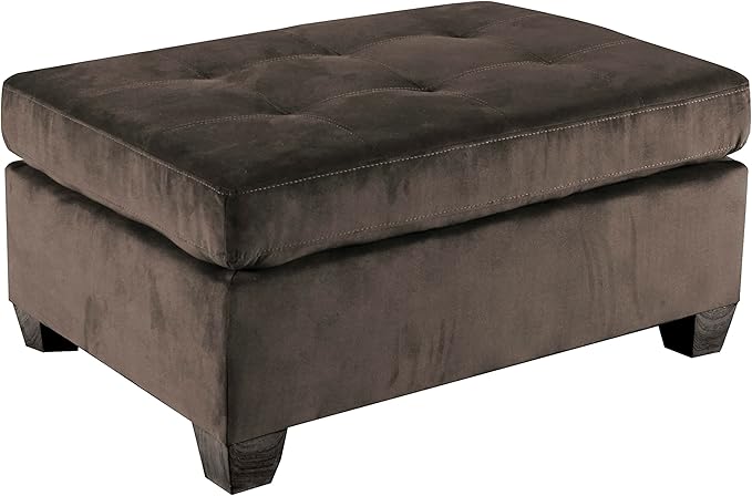 Homelegance Emilio 3-Piece Reversible Sectional with Ottoman - Chocolate