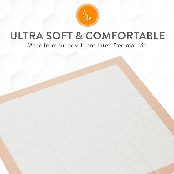 Inspire Extra Large Super Absorbent Disposable Bed Pads for Chronic Incontinence Ultra Thick and Absorbent Bed Pads Disposable Adult | Pee Pads for Adults (30 X 36 Pack of 50)